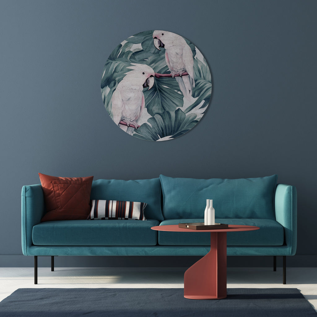 POPINJAY LOOK Round Wall Art