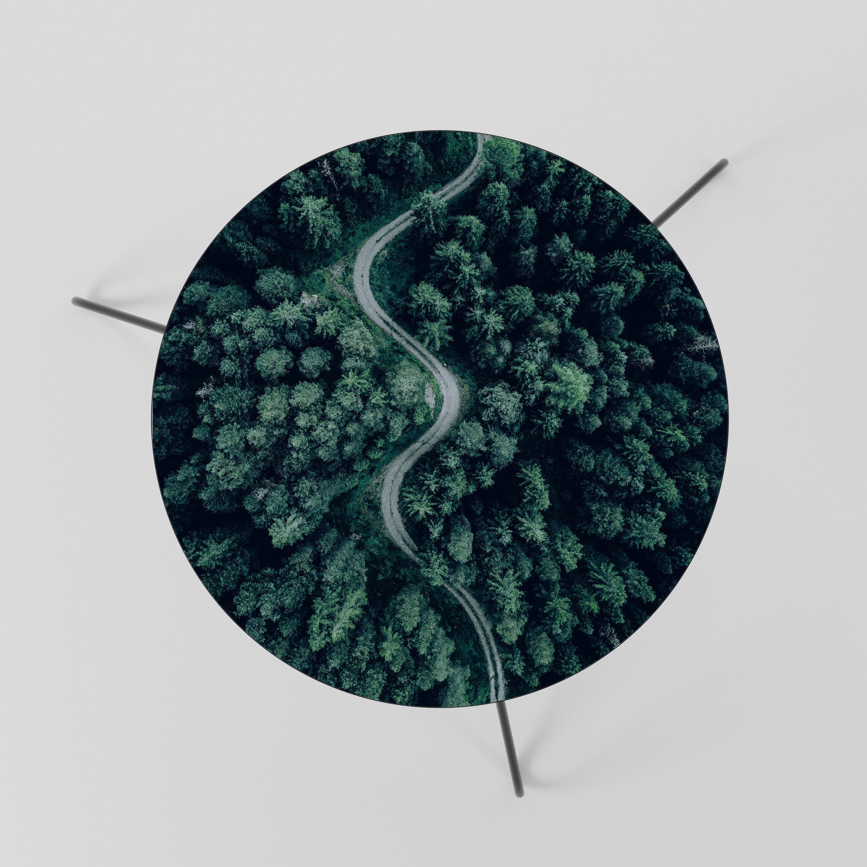 FORESTED SERPENTINE ROUTE Coffee Table 60