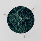 FORESTED SERPENTINE ROUTE Mesa de Centro Ø60