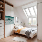 CLOUD-KISSED PEAK Póster Horizontal Adhesivo