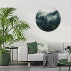 MYSTICAL FOREST WHISPERS Round Wall Art
