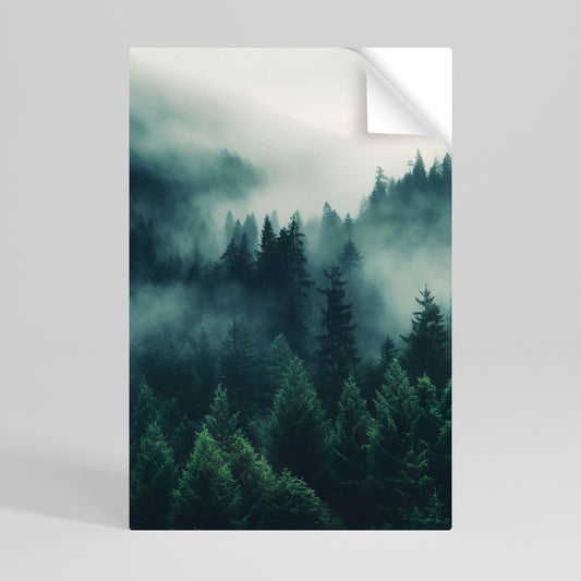 MYSTICAL FOREST WHISPERS Póster adhesivo vertical