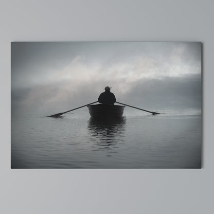 SAIL INTO THE UNKNOWN Cuadro en lienzo horizontal