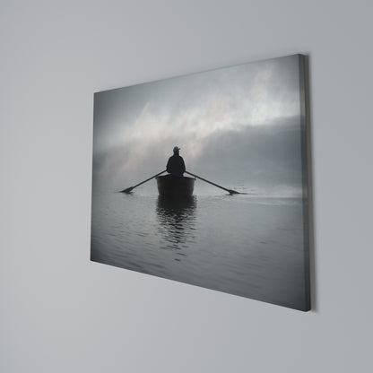 SAIL INTO THE UNKNOWN Cuadro en lienzo horizontal
