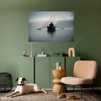 SAIL INTO THE UNKNOWN Póster Horizontal Adhesivo