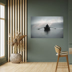 SAIL INTO THE UNKNOWN Póster Horizontal Adhesivo