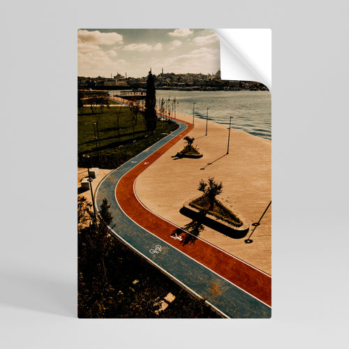 COLORS OF EXPLORATION Póster adhesivo vertical