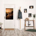 RIDE INTO GOLD Póster Vertical Adhesivo