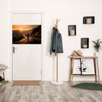 RIDE INTO GOLD Peel and Stick Horizontal Poster