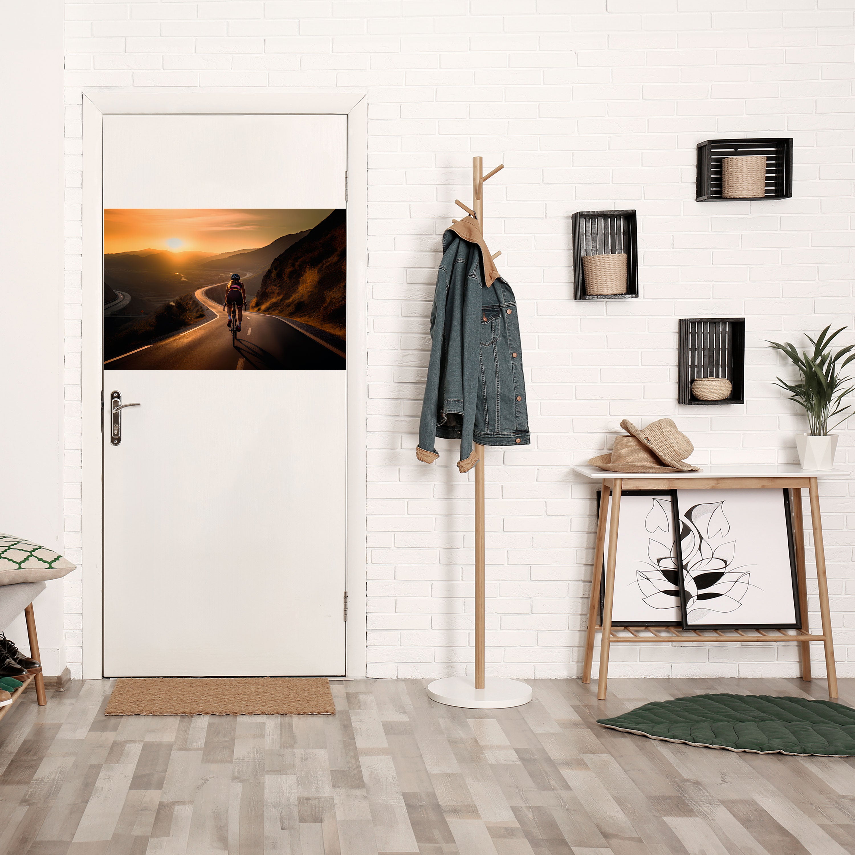 Póster horizontal autoadhesivo RIDE INTO GOLD