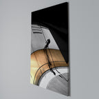ORANGE ARC AMBIENCE Cuadro en lienzo vertical