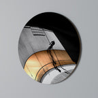 ORANGE ARC AMBIENCE Decoración de Pared Redonda