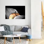 ORANGE ARC AMBIENCE Póster Horizontal Adhesivo