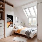 ORANGE ARC AMBIENCE Póster Vertical Adhesivo