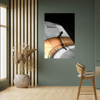 ORANGE ARC AMBIENCE Póster Vertical Adhesivo