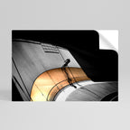 ORANGE ARC AMBIENCE Póster Horizontal Adhesivo