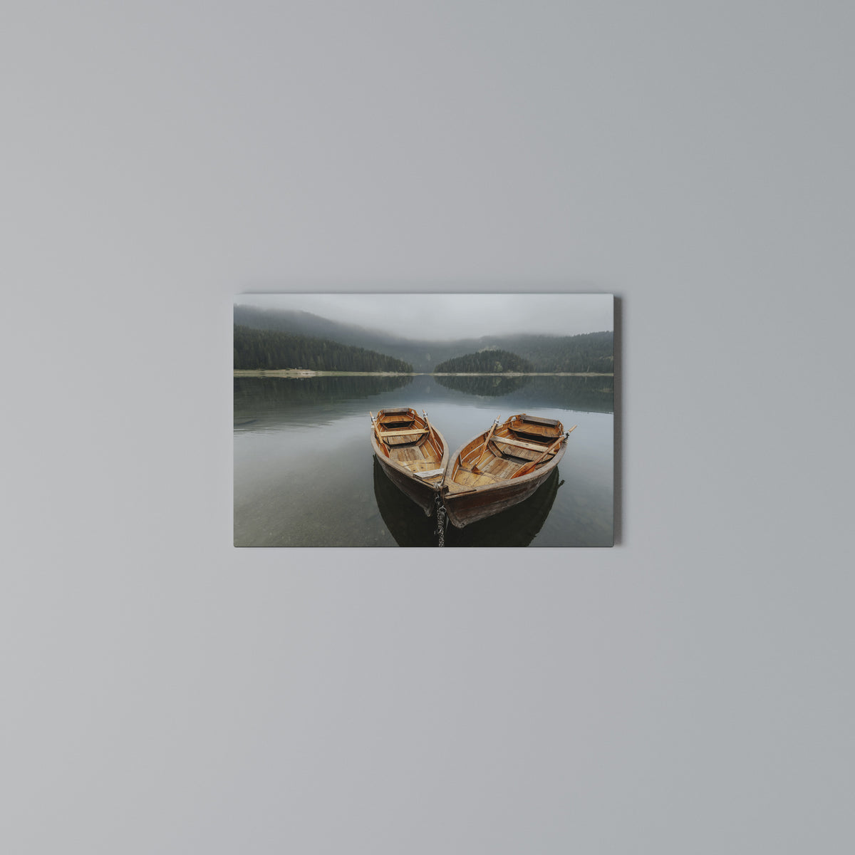 HARMONY OF BOATS Cuadro en lienzo horizontal