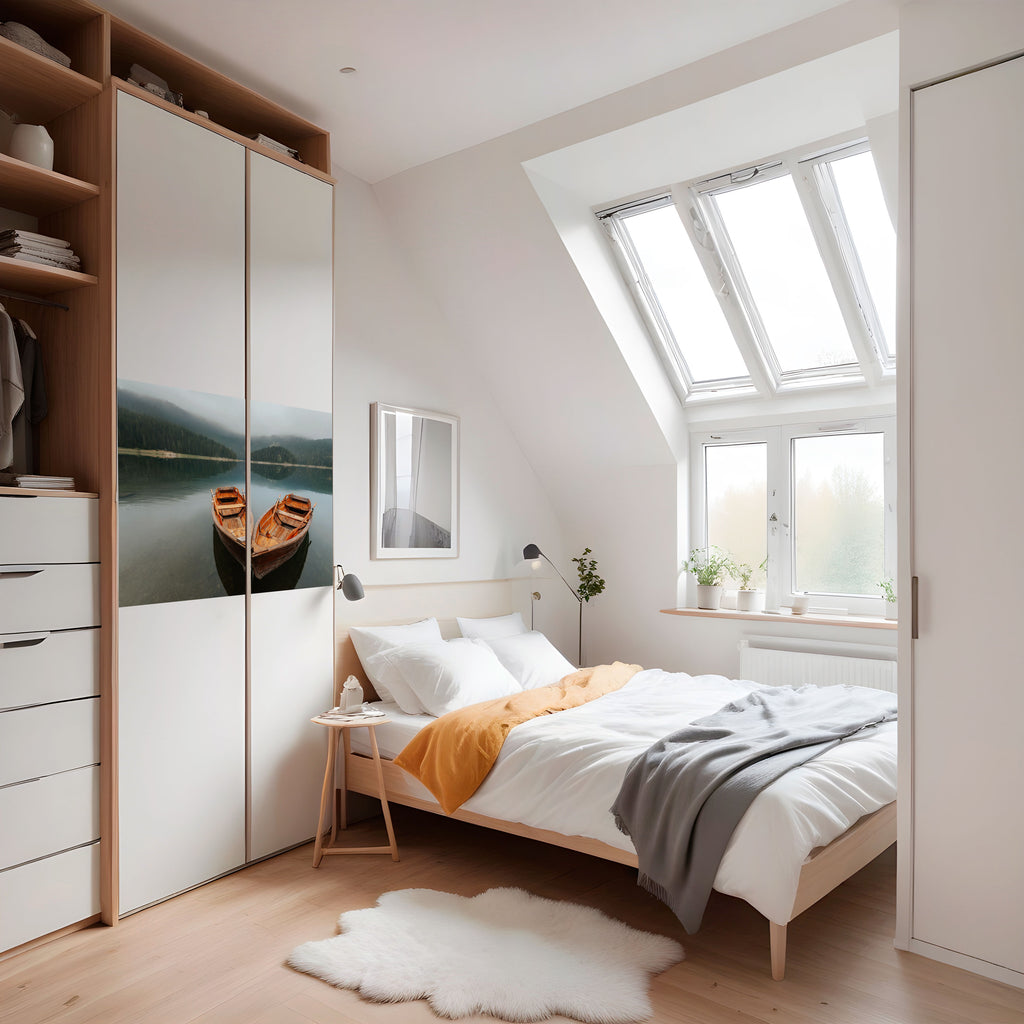 Póster horizontal autoadhesivo "ARMONÍA DE BARCOS"