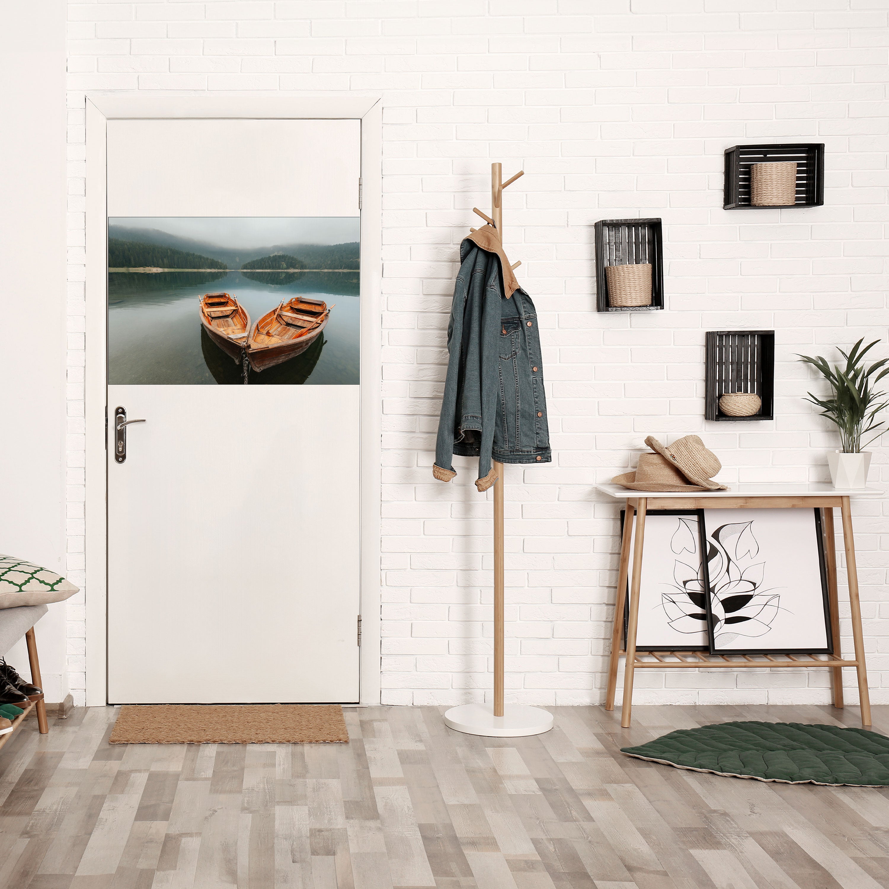 Póster horizontal autoadhesivo "ARMONÍA DE BARCOS"