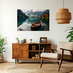 MOUNTAINSIDE REFLECTIONS Póster Horizontal Adhesivo