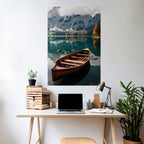 MOUNTAINSIDE REFLECTIONS Peel and Stick Vertical Poster