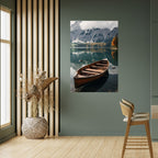 MOUNTAINSIDE REFLECTIONS Peel and Stick Vertical Poster