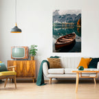 MOUNTAINSIDE REFLECTIONS Peel and Stick Vertical Poster