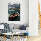 MOUNTAINSIDE REFLECTIONS Peel and Stick Vertical Poster