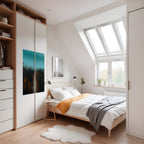 SERENE ROADWAY ESCAPE Peel and Stick Vertical Poster