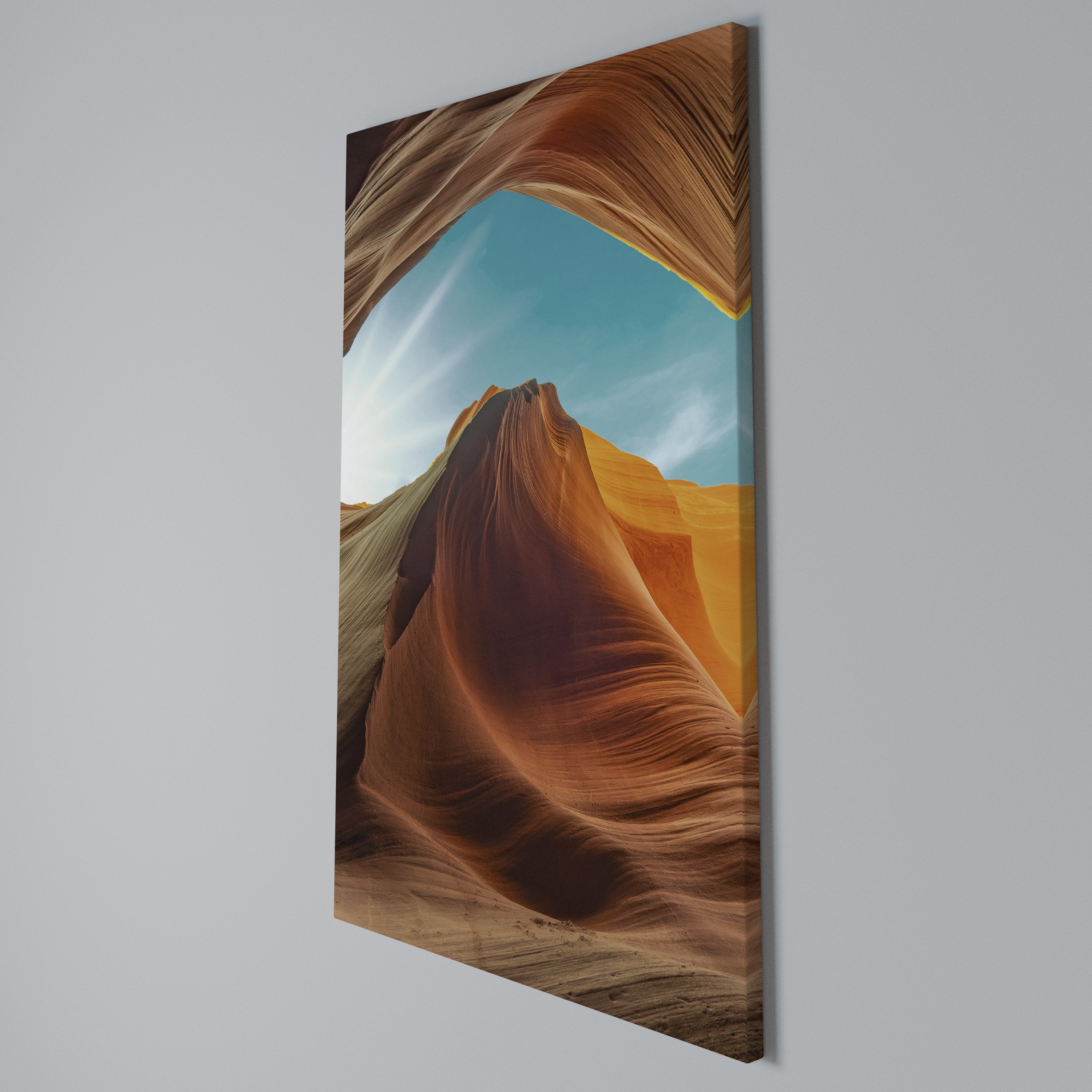 THE CANYON'S WHISPER Cuadro en lienzo vertical