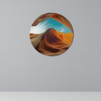 THE CANYON'S WHISPER Decoración de Pared Redonda