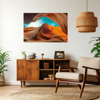 THE CANYON'S WHISPER Póster Horizontal Adhesivo