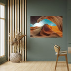 THE CANYON'S WHISPER Póster Horizontal Adhesivo