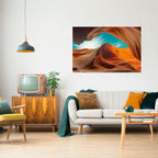 THE CANYON'S WHISPER Póster Horizontal Adhesivo