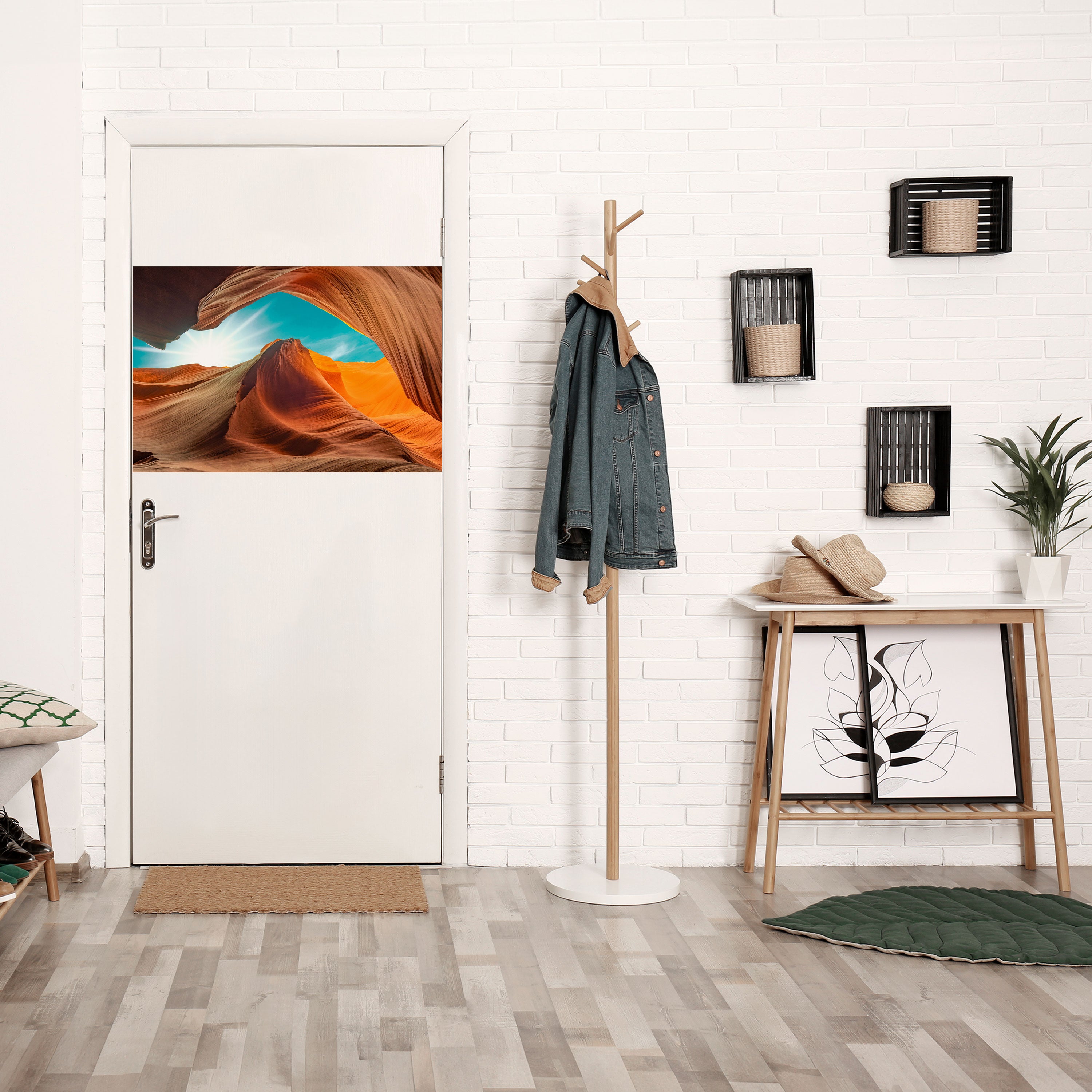 EL SUSURRO DEL CAÑÓN Póster horizontal autoadhesivo