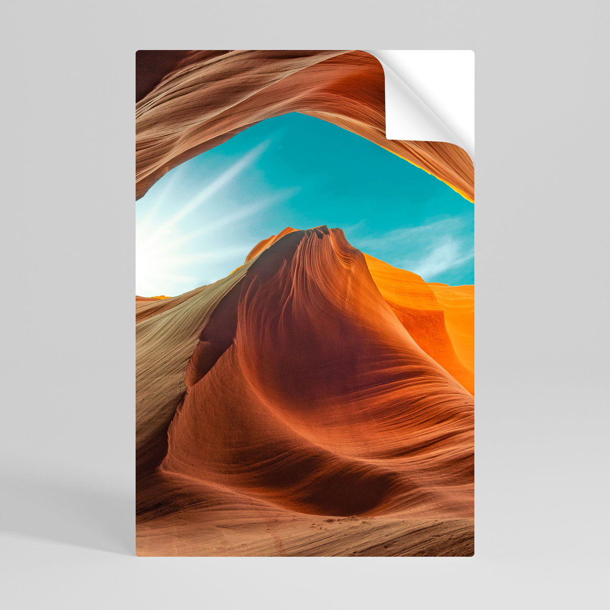 THE CANYON'S WHISPER Póster adhesivo vertical