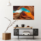 THE CANYON'S WHISPER Póster Horizontal Adhesivo