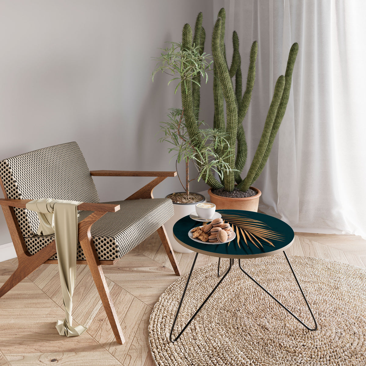 GOLDEN PALM WHISPERS Coffee Table