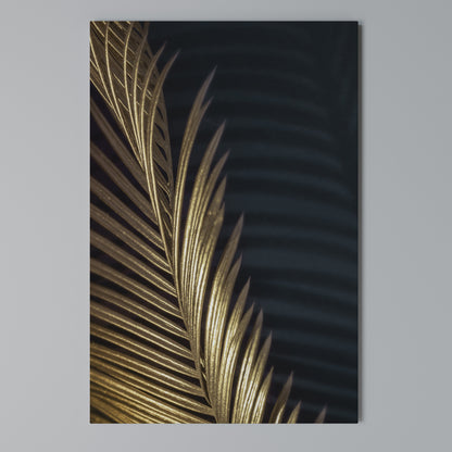 LUXE LEAF DANCE Cuadro en lienzo vertical