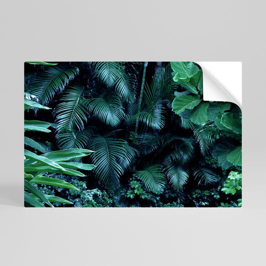 DEEP JUNGLE SERENADE Póster adhesivo horizontal