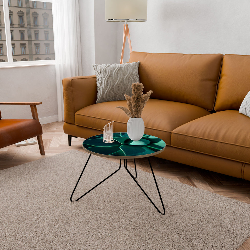 MYSTICAL GREEN WHORL Mesa de centro