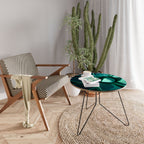 MYSTICAL GREEN WHORL Mesa de centro