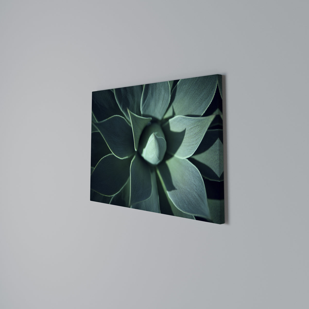 MYSTICAL GREEN WHORL Cuadro en lienzo horizontal