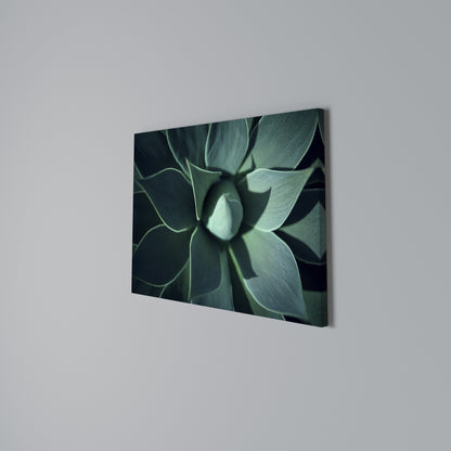 MYSTICAL GREEN WHORL Cuadro en lienzo horizontal