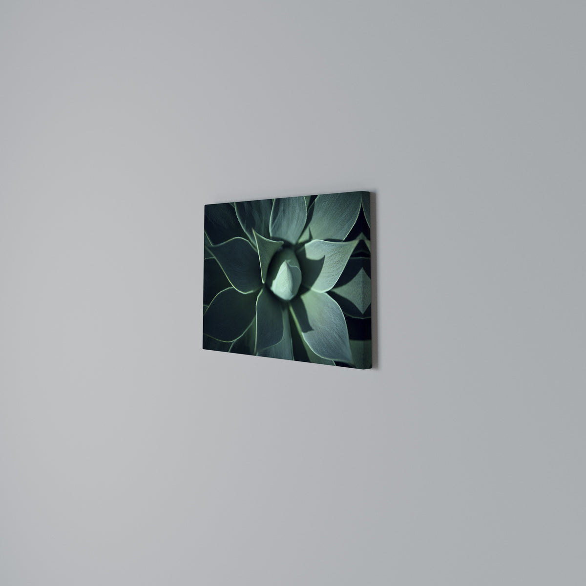 MYSTICAL GREEN WHORL Cuadro en lienzo horizontal