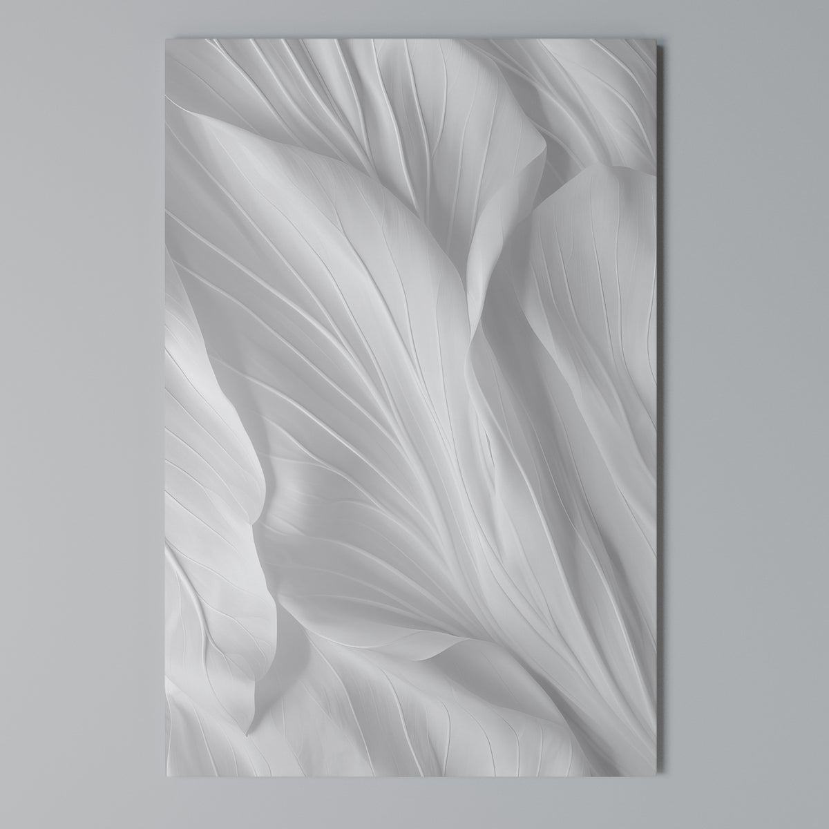 SILKEN SERENITY Vertical Canvas Print