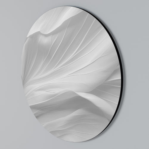 SILKEN SERENITY Round Wall Art