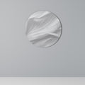 SILKEN SERENITY Round Wall Art