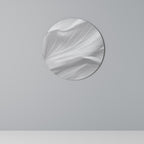 SILKEN SERENITY Round Wall Art