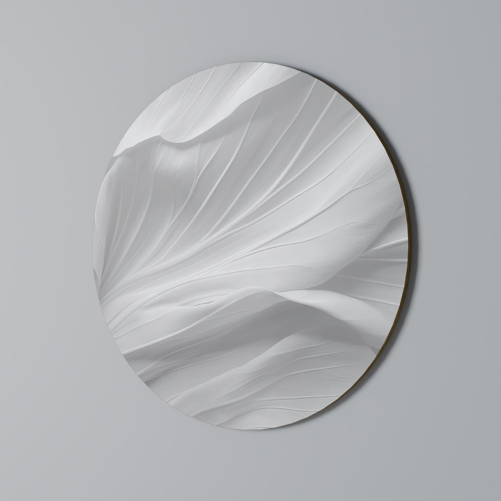 SILKEN SERENITY Round Wall Art